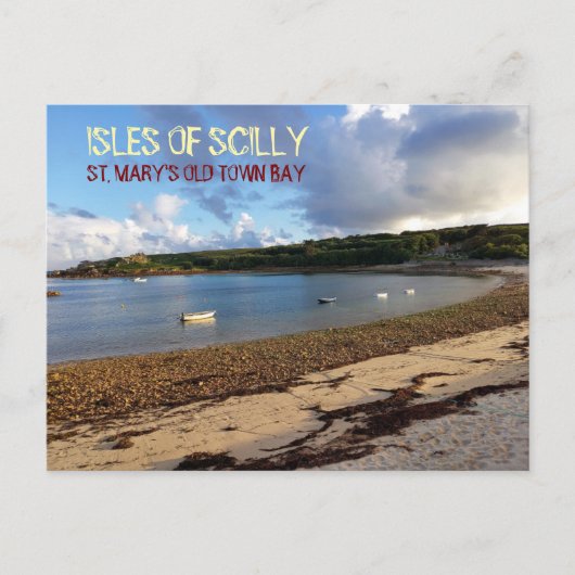 St. Mary's Old Town Bay - Isles Of Scilly Postkarte (Vorderseite)