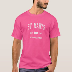 St Marys Pennsylvania Pa Vintag Athletic Sports T-Shirt