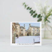 St. Mary's Quad University of St. Andrews Scotland Postkarte (Stehend Vorderseite)