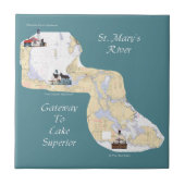St. Marys River tile Fliese (Vorderseite)