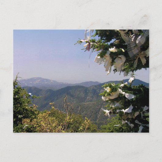 St. Mary's throne Troodos Mountains Zypern Postkar Postkarte (Vorderseite)