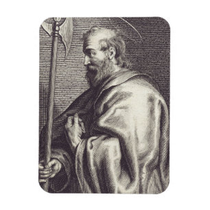 St. Matthäus der Evangelist - Kunstreproduktion Magnet
