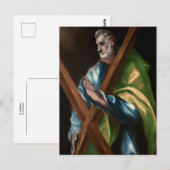 St. Matthäus von El Greco Postkarte (Vorne/Hinten)
