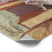 St. Matthew, aus den Ebbo-Evangelien Poster (Ecke)