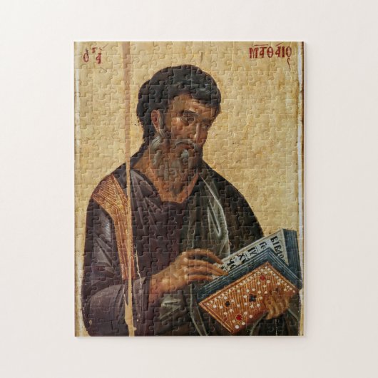 St. Matthew, das evangelistisch-orthodoxe Symbol Puzzle (Vertikal)