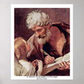 St. Matthew Der Evangelist und der Engel Poster (Vorne)