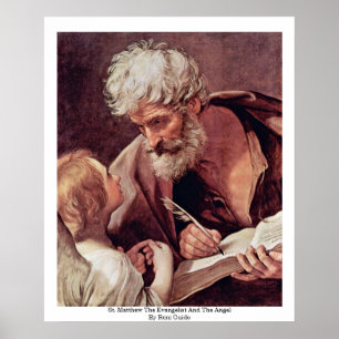 St. Matthew Der Evangelist und der Engel Poster