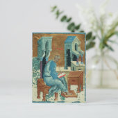 St. Matthew der Evangelist von Andrei Rublev Postkarte (Stehend Vorderseite)
