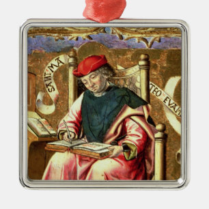 St Matthew: Detail von Altarpiece Ornament Aus Metall