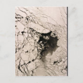 St. Matthew Island Satellitenbild, Beringmeer Postkarte (Vorderseite)