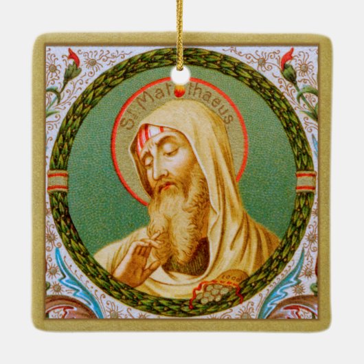 St. Matthew the Apostle (JMAS 08) Keramikornament (Rückseite)