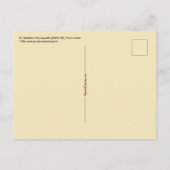 St. Matthew the Apostle (JMAS 08) Postkarte (Rückseite)