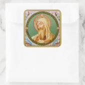 St. Matthew the Apostle (JMAS 08) Quadratischer Aufkleber (Tasche)