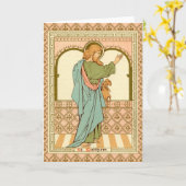 St. Matthew the Apostle (RLS 10) Leere Gruß Karte (Gelbe Blume)