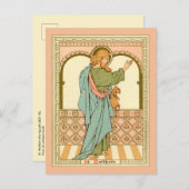 St. Matthew the Apostle (RLS 10) Postkarte (Vorne/Hinten)