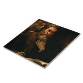 St Matthew und der Engel, 1655-60 (Öl auf Fliese (Seite)