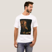 St Matthew und der Engel, 1655-60 (Öl auf T-Shirt (Vorne ganz)