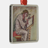 St Matthew, von den Ebbo Evangelien Silbernes Ornament (Rechts)