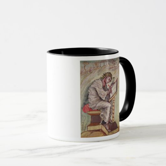 St Matthew, von den Ebbo Evangelien Tasse (VorderseiteRechts)