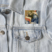 St Matthew, von der Kapelle von Karlstejn Button (Beispiel)