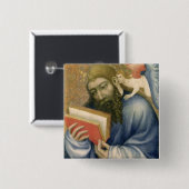St Matthew, von der Kapelle von Karlstejn Button (Vorne & Hinten)