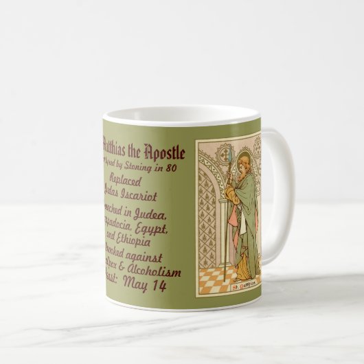 St. Matthias der Apostel (RLS 11) Tasse 2a Kaffee (VorderseiteRechts)