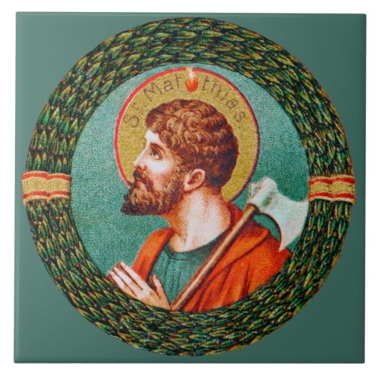 St. Matthias the Apostle (JMAS 09) Fliese (Vorderseite)