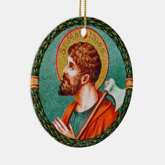 St. Matthias the Apostle (JMAS 09) Keramik Ornament (Rechts)