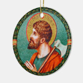St. Matthias the Apostle (JMAS 09) Keramik Ornament (Links)