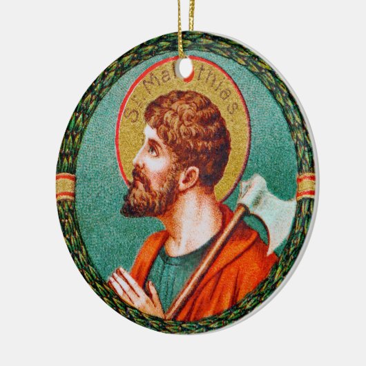 St. Matthias the Apostle (JMAS 09) Keramik Ornament (Links)