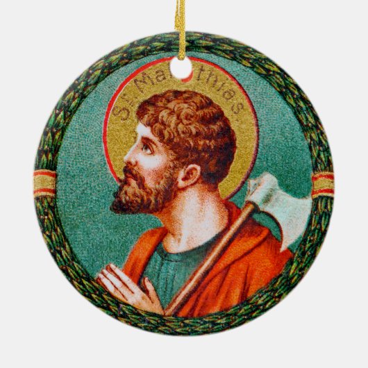 St. Matthias the Apostle (JMAS 09) Keramik Ornament (Hinten)