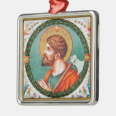 St. Matthias the Apostle (JMAS 09) Ornament Aus Metall (Links)