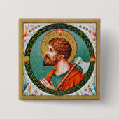 St. Matthias the Apostle (JMAS 09) Platz Button (Vorderseite)