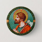 St. Matthias the Apostle (JMAS 09) Runde Button (Vorderseite)