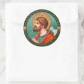 St. Matthias the Apostle (JMAS 09) Runder Aufkleber (Tasche)