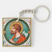 St. Matthias the Apostle (JMAS 09) Schlüsselanhänger (Rückseite)