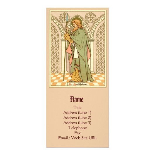 St. Matthias the Apostle (RLS 11) Rackkarte 1 Werbekarte (Vorne)
