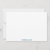 St Mawes Castle card Dankeskarte (Rückseite)