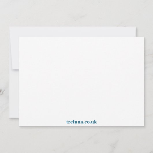 St Mawes Castle card Dankeskarte (Rückseite)