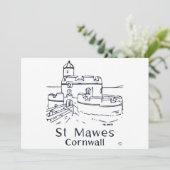 St Mawes Castle Karte (Stehend Vorderseite)