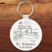 St Mawes Castle Keyring Schlüsselanhänger (Vorderseite)