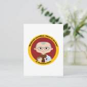 St. Maximilian Kolbe Postkarte (Stehend Vorderseite)