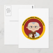 St. Maximilian Kolbe Postkarte (Vorne/Hinten)