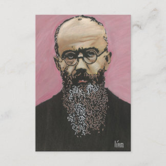 St. Maximilian Kolbe Prayer Card Dankeskarte