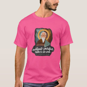 St Maximilian Kolbe Two Crowns Katholischer Saint T-Shirt