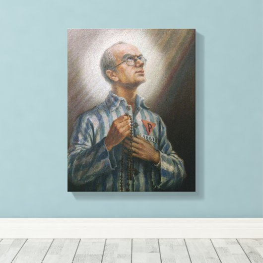 St Maximillian Kolbe, Leinwanddruck (Insitu (Holzboden))