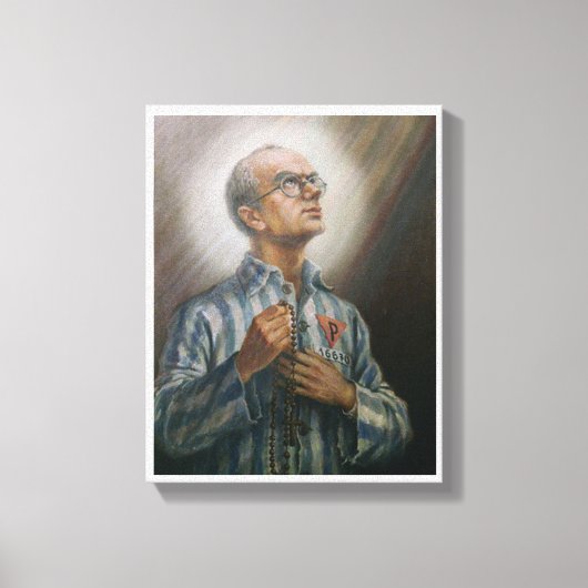 St Maximillian Kolbe, Leinwanddruck (Vorderseite)