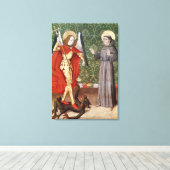 St. Michael and St. Francis of Assisi, c. 1480 Leinwanddruck (Insitu (Holzboden))