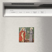 St. Michael and St. Francis of Assisi, c. 1480 Magnet (In Situ (Geschirrspüler))