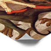 St. Michael and St. Francis of Assisi, c. 1480 Poster (Ecke)